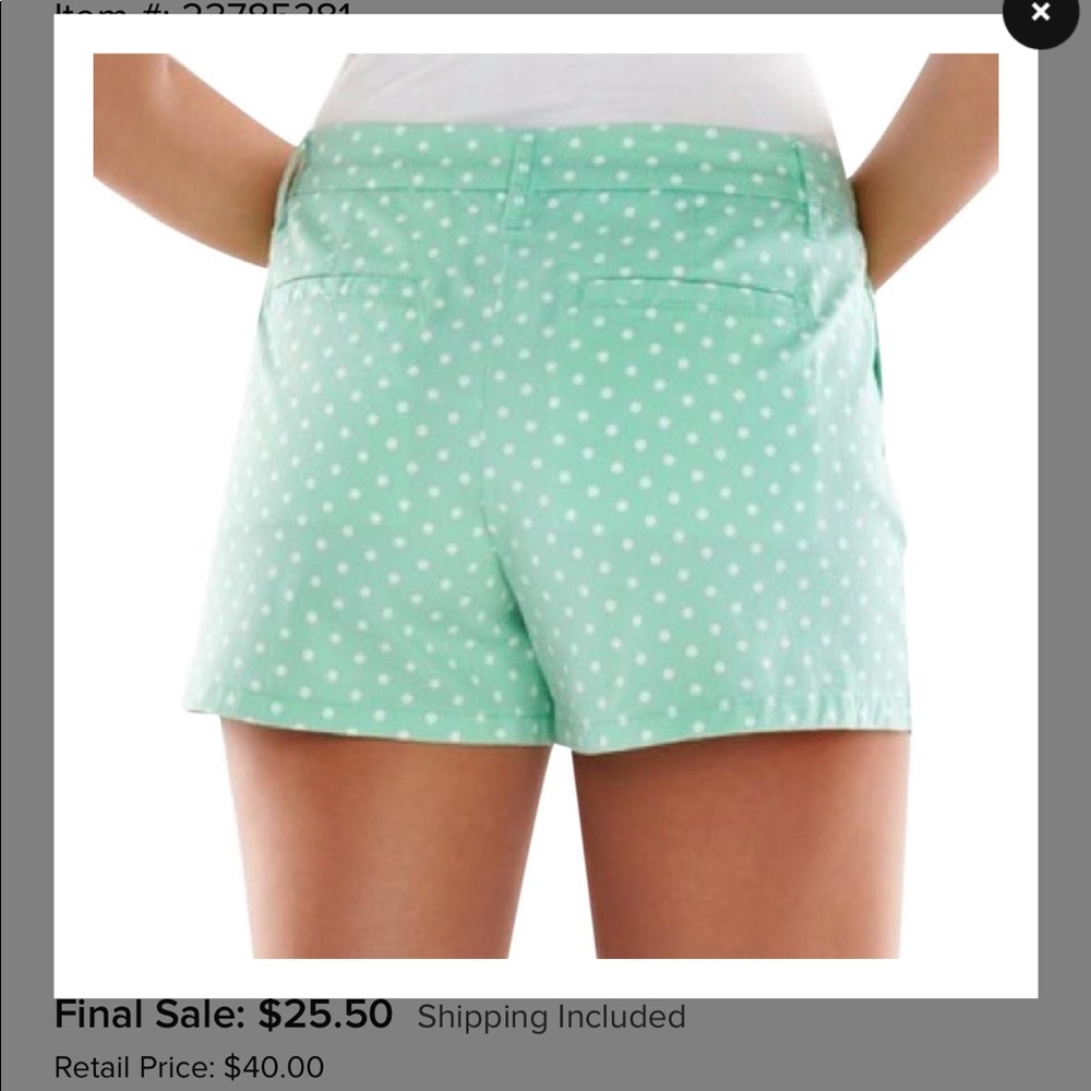 2/10$ Elle polka dot shorts